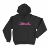 Magenta Strad Logo Unisex Hoodie Black