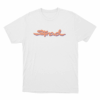Orange Strad Logo Unisex T Shirt White