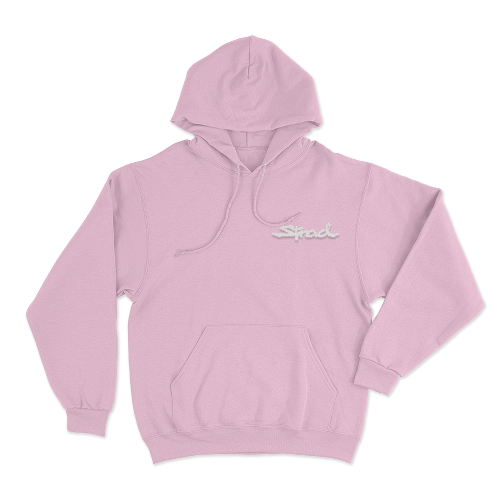 Strad Logo Unisex Hoodie Pink Strad Logo Unisex Hoodie Pink