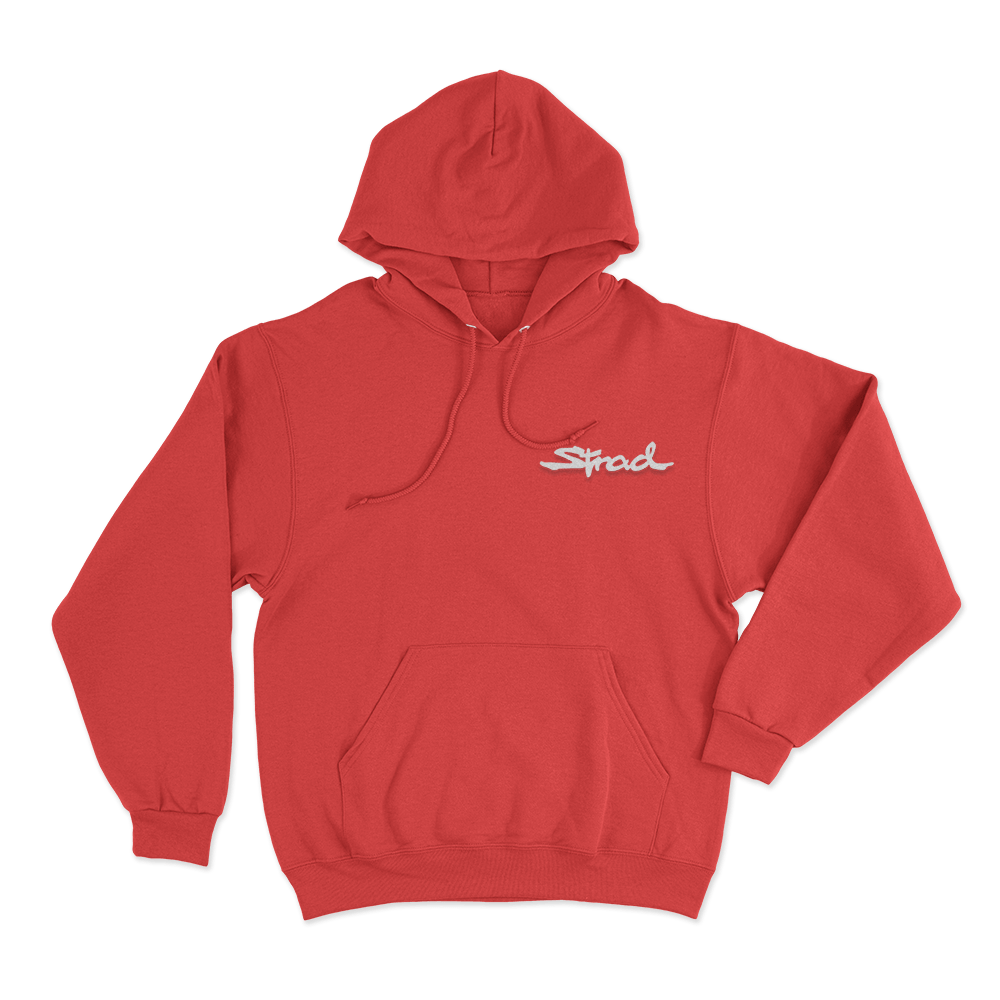 Strad Logo Unisex Hoodie Red Strad Logo Unisex Hoodie Red