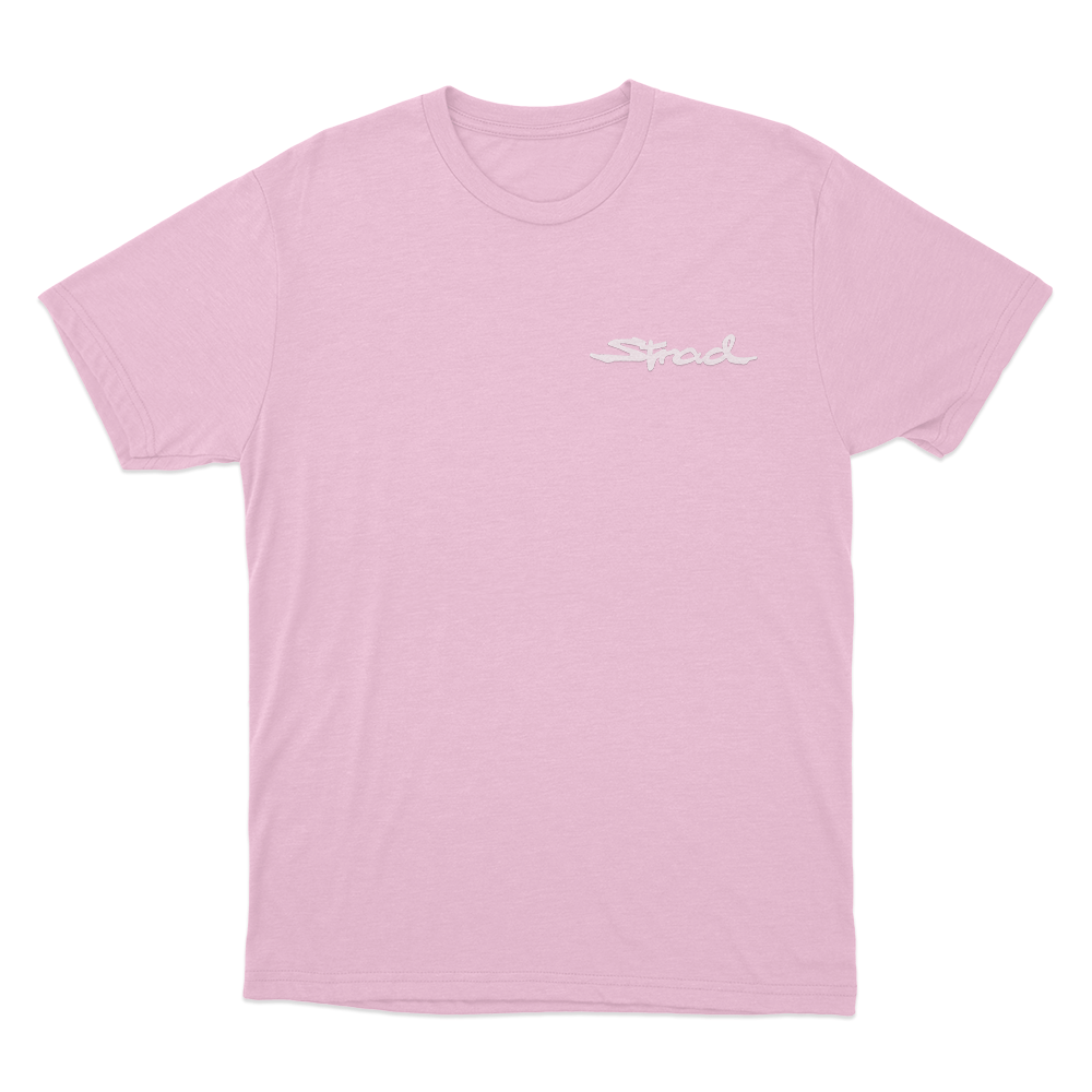 Strad Logo Unisex T Shirt Pink Strad Logo Unisex T Shirt Pink