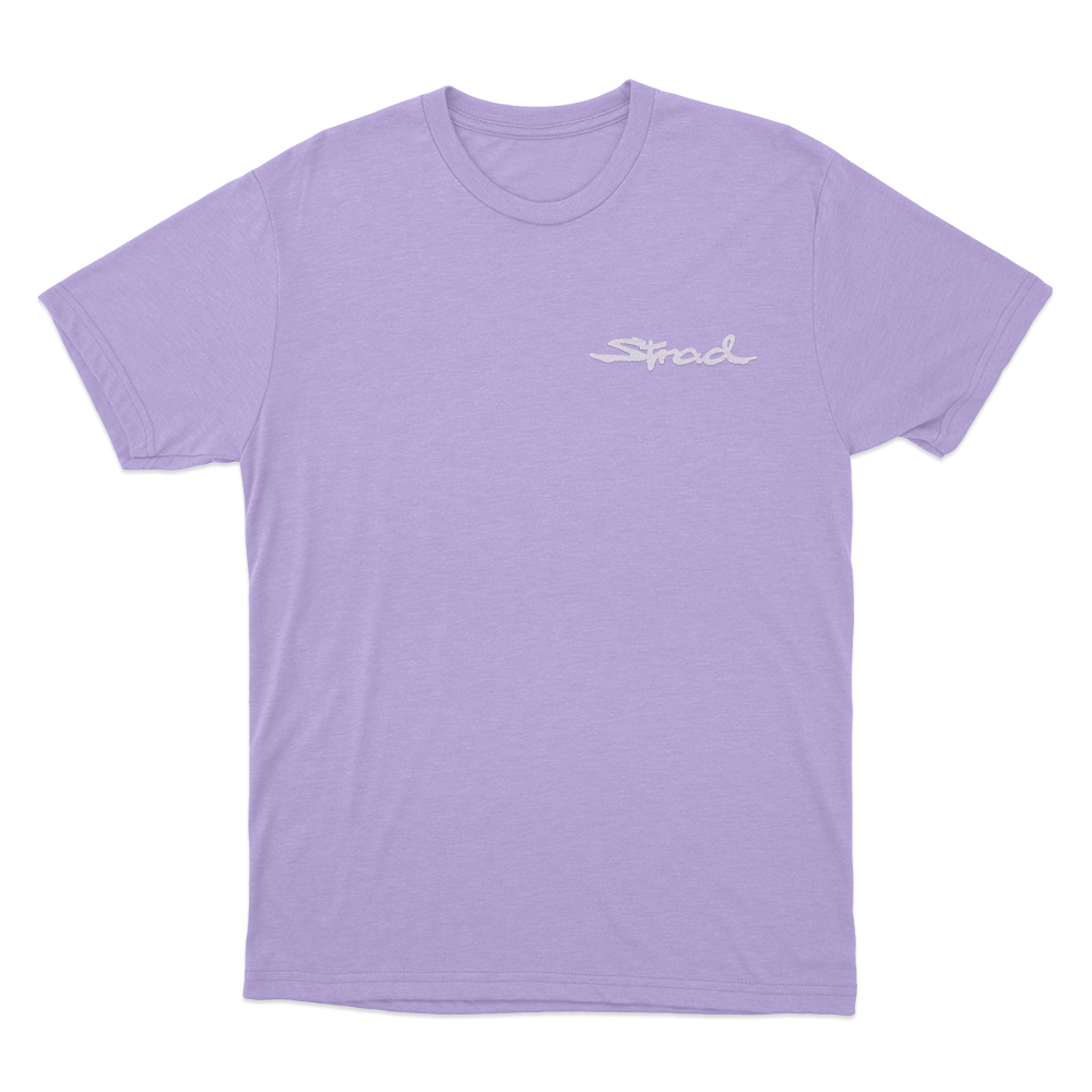 Strad Logo Unisex T Shirt Purple Strad Logo Unisex T Shirt Purple