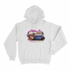 Strad Pizza Arizona Unisex Hoodie White